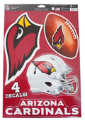 Official National Football League Fan Shop Licensed NFL Shop Multi-use Decals (Arizona Cardinals)