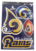 WinCraft Official National Football League Fan Shop Licensed NFL Shop Multi-use Decals (St. Louis Rams)