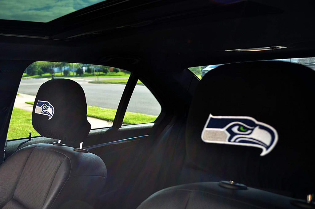 Team ProMark Official National Football League Fan Shop Authentic Headrest Cover (Seattle Seahawks)