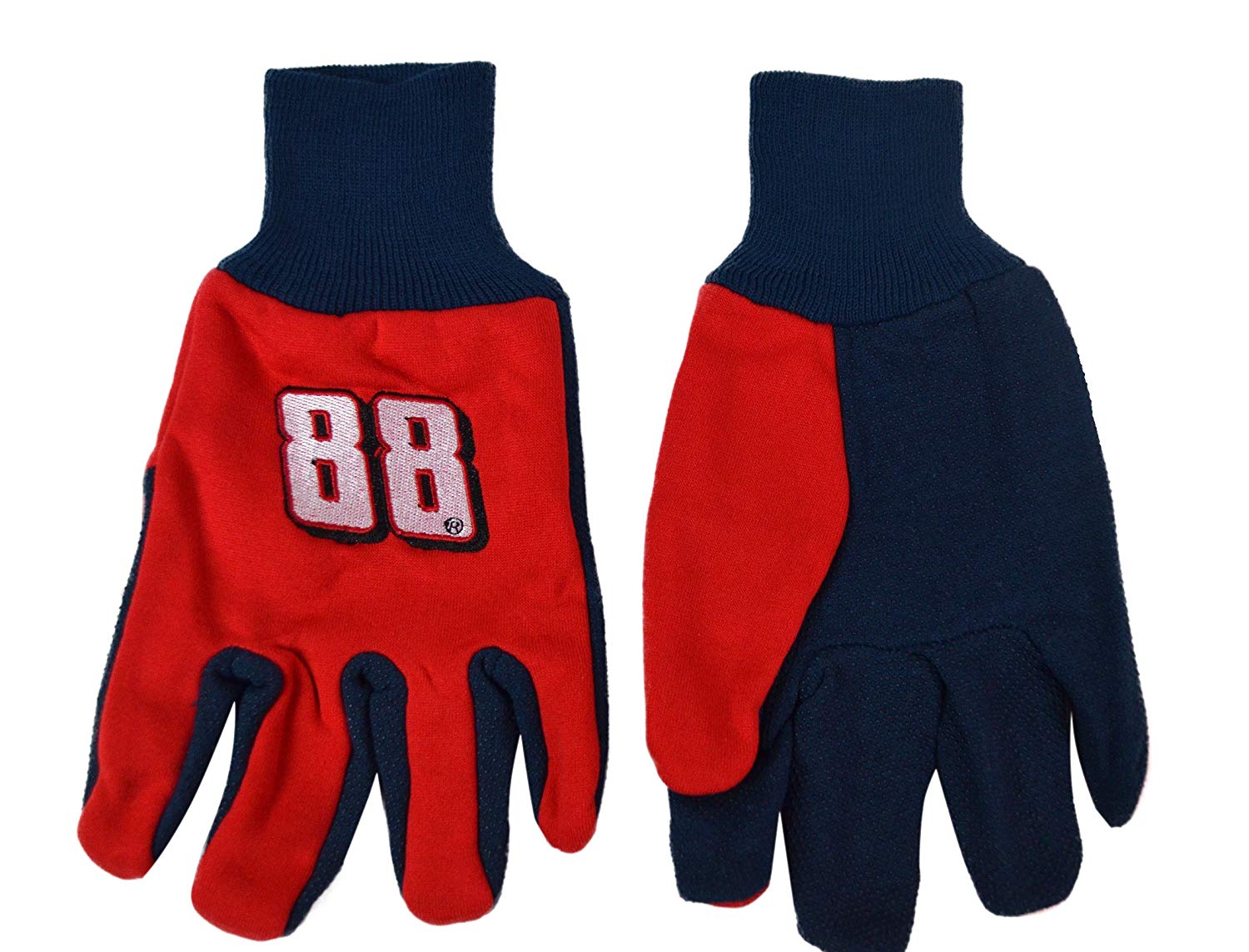 Official NASCAR Fan Shop Authentic 2-Pack Utility Work Glove Set. Show Pride for your favorite NASCAR driver while working on your vehicle at home or work