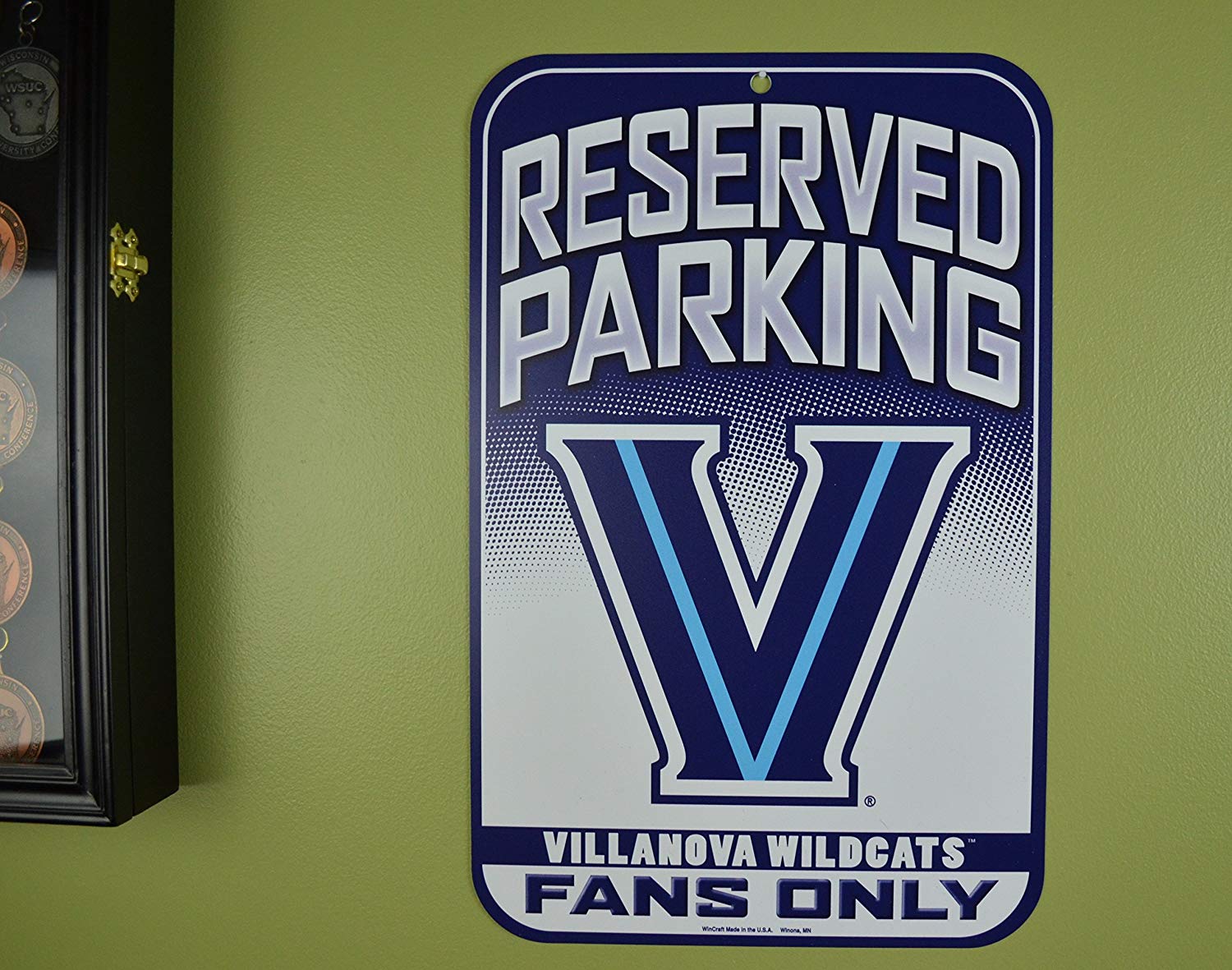 NCAA Official National Collegiate Athletic Association Fan Shop Authentic Parking Sign. Stake Your Territory with This Sign. Great for The Office or Man Cave.
